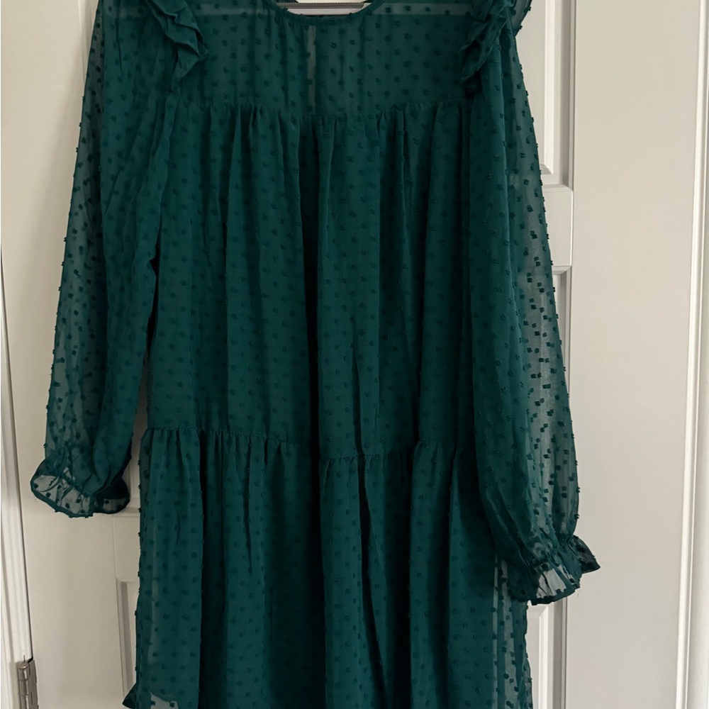 Francesca's Collections Teal Mini Dress